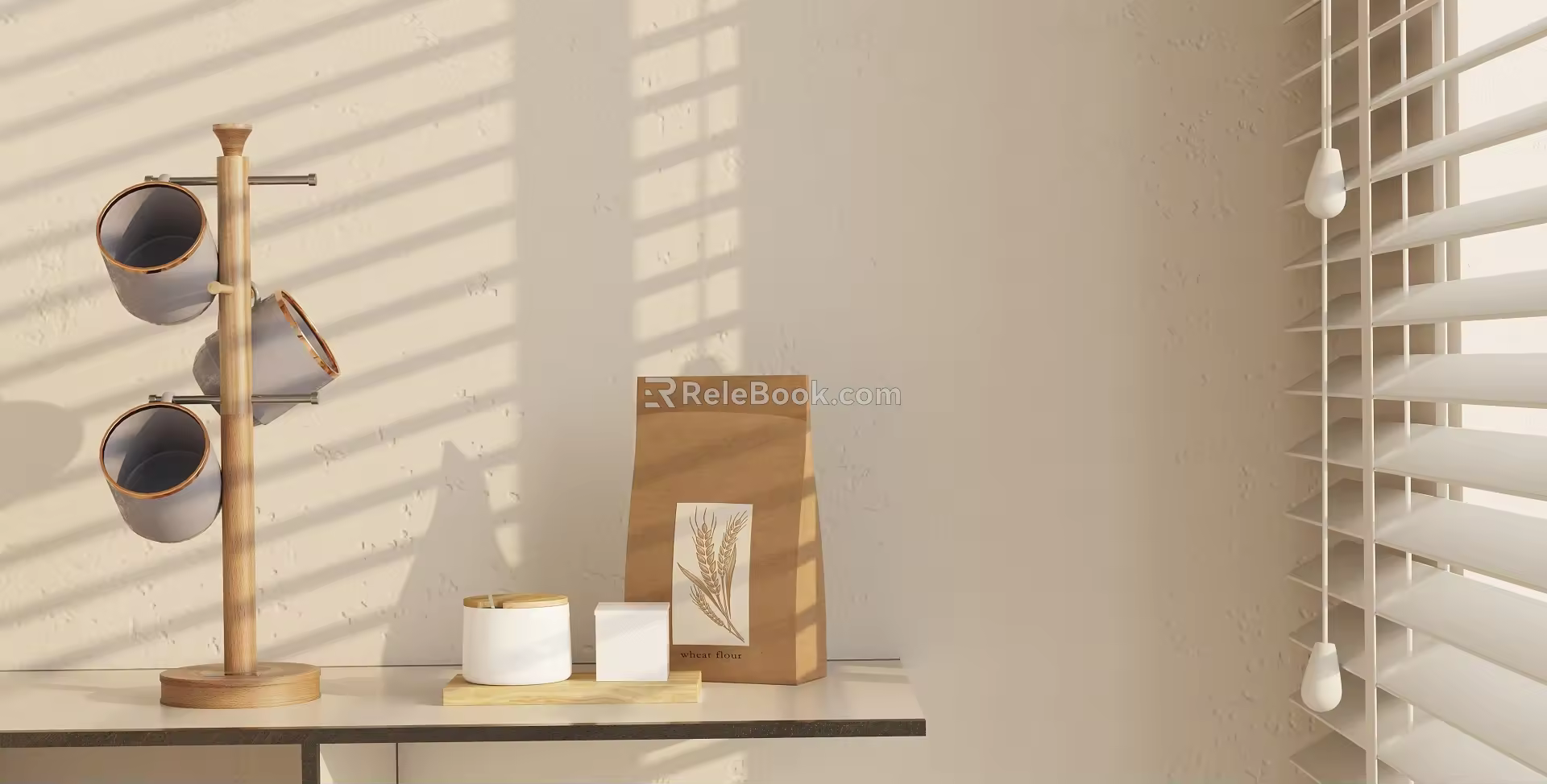 Modern Cup Ornaments Combination 3d model