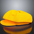 Bright Yellow Stylish Casual Hat Fashion Accessory For Daily Outfits