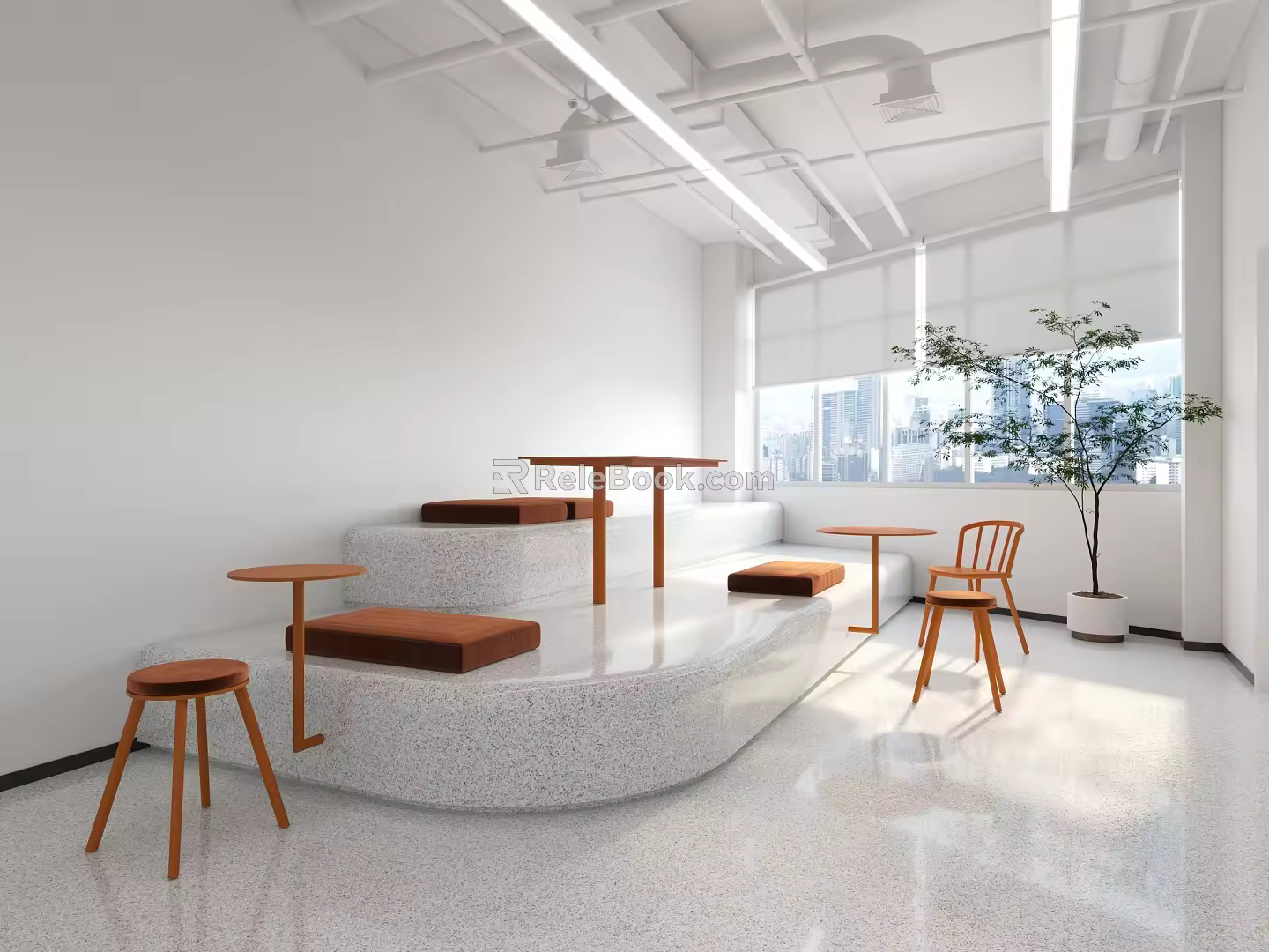 Modern Leisure Area 3d model