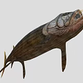 Prehistoric Aquatic Animal With Fierce Appearance Sharp Teeth And Streamlined Body