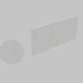 White Marble Wall Panel Design With Spherical Decor And Modern Interior