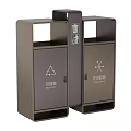 Modern trash can sorting trash can outdoor trash can 3d model