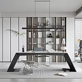 Modern study 3d model
