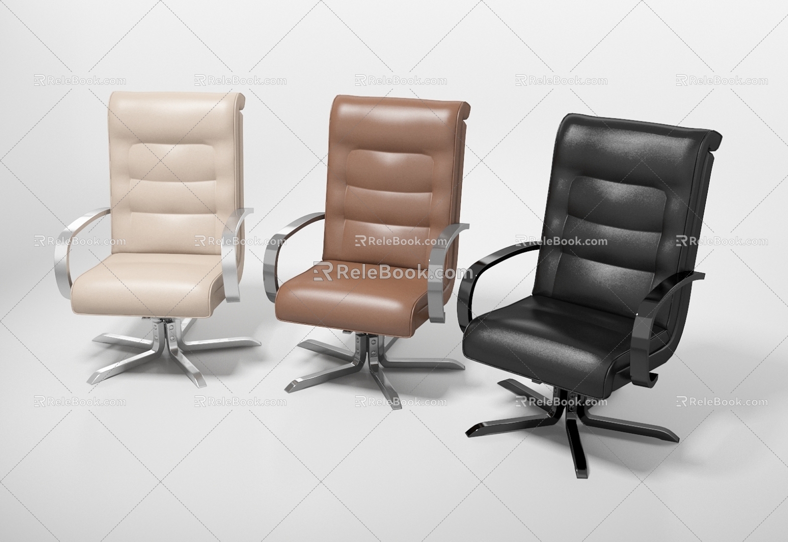 Office Chair Leisure Chair Boss Chair Single Chair Swivel Chair 3d model