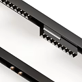 Sleek Modern Black Track Downlights And Spotlights For Home Interior Lighting Design