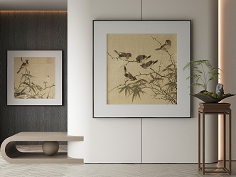 New Chinese Decorative Painting 3d model