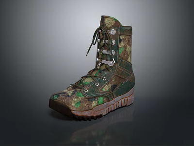 Cotton Shoes Warm Shoes Cold-proof Shoes Realistic 3d model