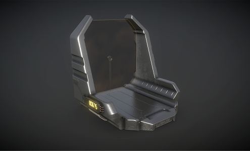 modern holographic sight 3d model