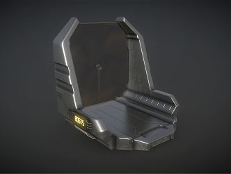 modern holographic sight 3d model