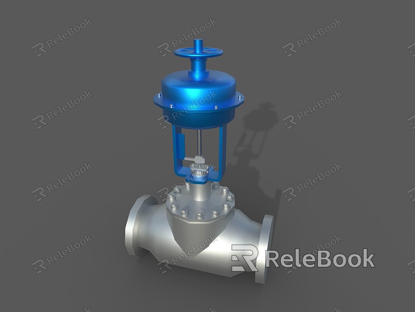 Pneumatic regulating valve valve model