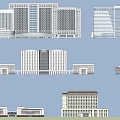 Modern Architectural Models Showcasing Various Urban Building Designs And Structures