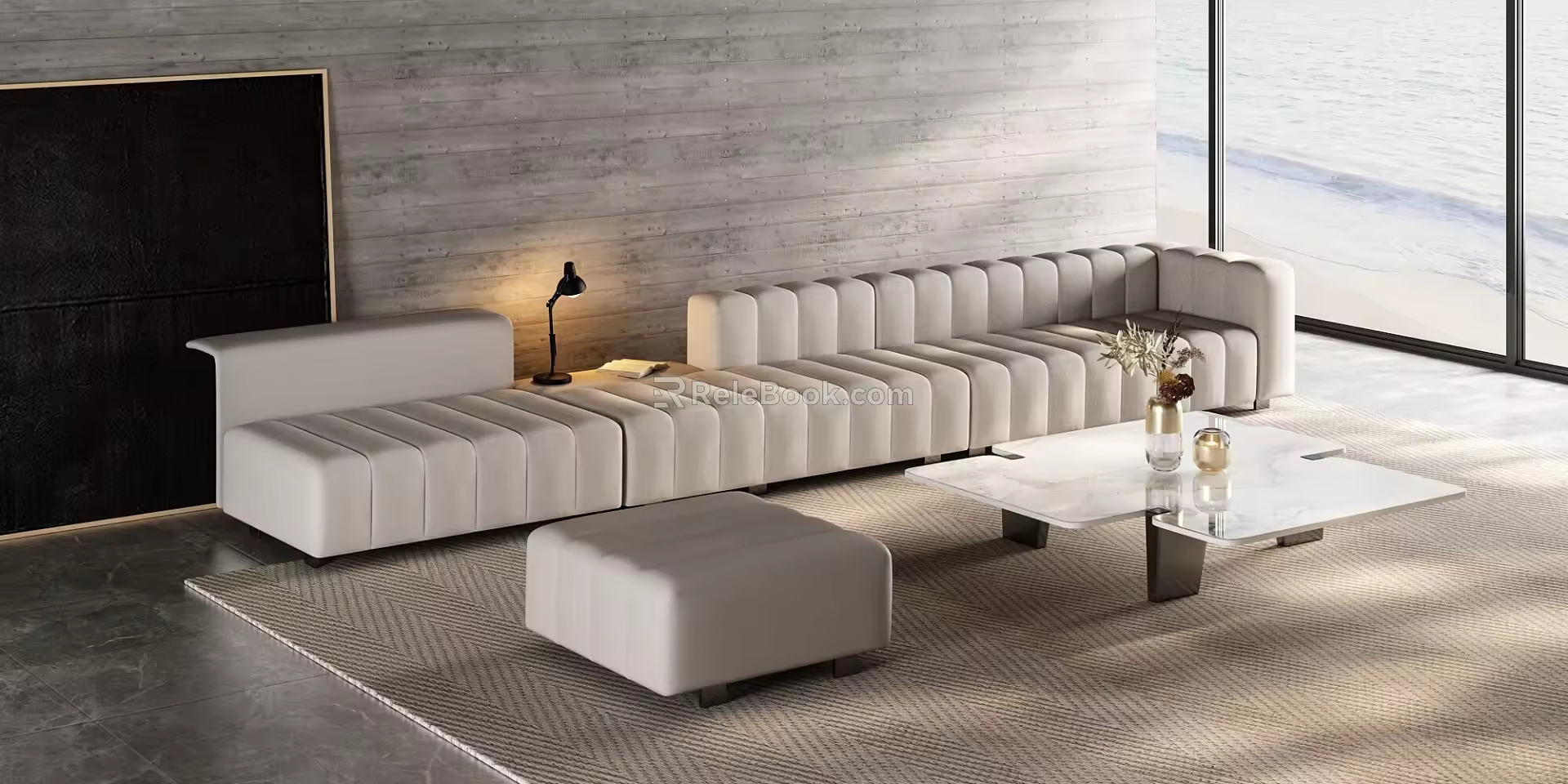 Modern Sofa Coffee Table Combination Sofa Coffee Table 3d model