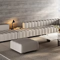 Modern Sofa Coffee Table Combination Sofa Coffee Table 3d model