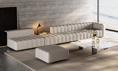 Modern Sofa Coffee Table Combination Sofa Coffee Table 3d model