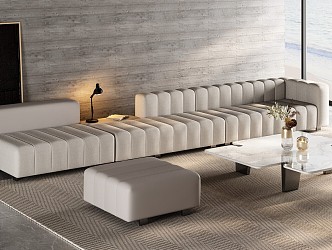 Modern Sofa Coffee Table Combination Sofa Coffee Table 3d model