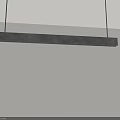 Modern Minimalist Long Pendant Light With Metal And Concrete Design For Interior