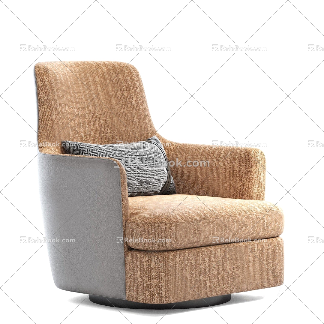 Nordic single sofa 3d model download 2014VR1 3d model