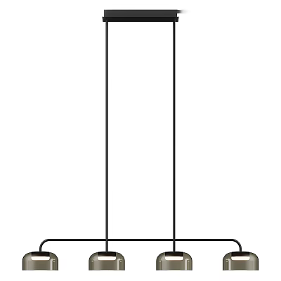 Modern Minimalist Chandelier With Sleek Linear Design For Home Interior Lighting 3d model