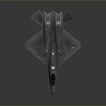 Advanced Stealth Fighter Jet With Aerodynamic Design For Modern Aerospace Missions