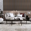 Modern Sofa Coffee Table Combination Multiplayer Sofa Coffee Table 3d model