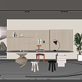 Quiet study 3d model