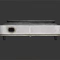 White Single Burner Electric Stove With Heating Coil Household Kitchen Appliance