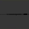 Modern Tactical Rifle With Black Finish Long Barrel And Sleek Design Features