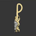Elegant Gold Ginkgo Leaf Pendant Design With Black And Yellow Gemstones And Intricate Detailing