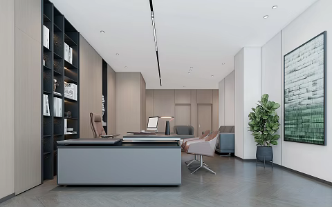 Manager's Office 3d model