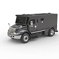 Black Heavy Duty Functional Vehicle With Armored Body And Secure Features