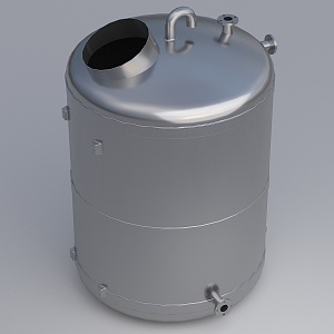 Roof water tank 3d model