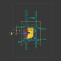 Aerial View Planning of Elegant High Rise Residential Complex With Symmetrical Layout and Central Square