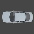 Silver Four Door Sedan Car With Classic Design And Sleek Body Lines