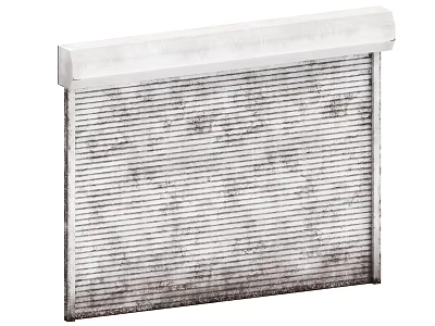 Other Dirty Air Filter Showing Dust And Stains Accumulation On Surface 3d model