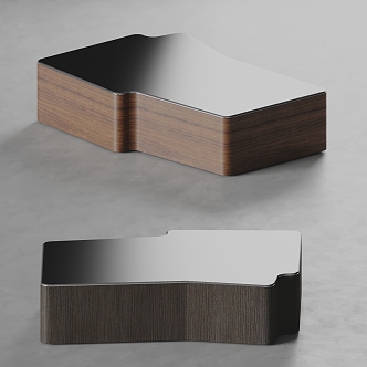 CASSINA Coffee Table Solid Wood Coffee Table Simple Coffee Table 3d model