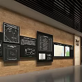 Elegant Lobby Interior With White Marble Reception Desk Wooden Panel Wall And Archway