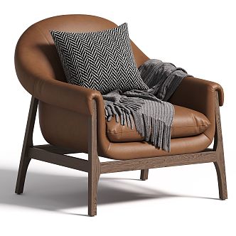 modern armchair 3d model