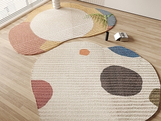 Children's room carpet 3d model