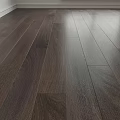 High Quality Dark Wooden Flooring With Natural Grain Texture And Shiny Surface For Modern Homes