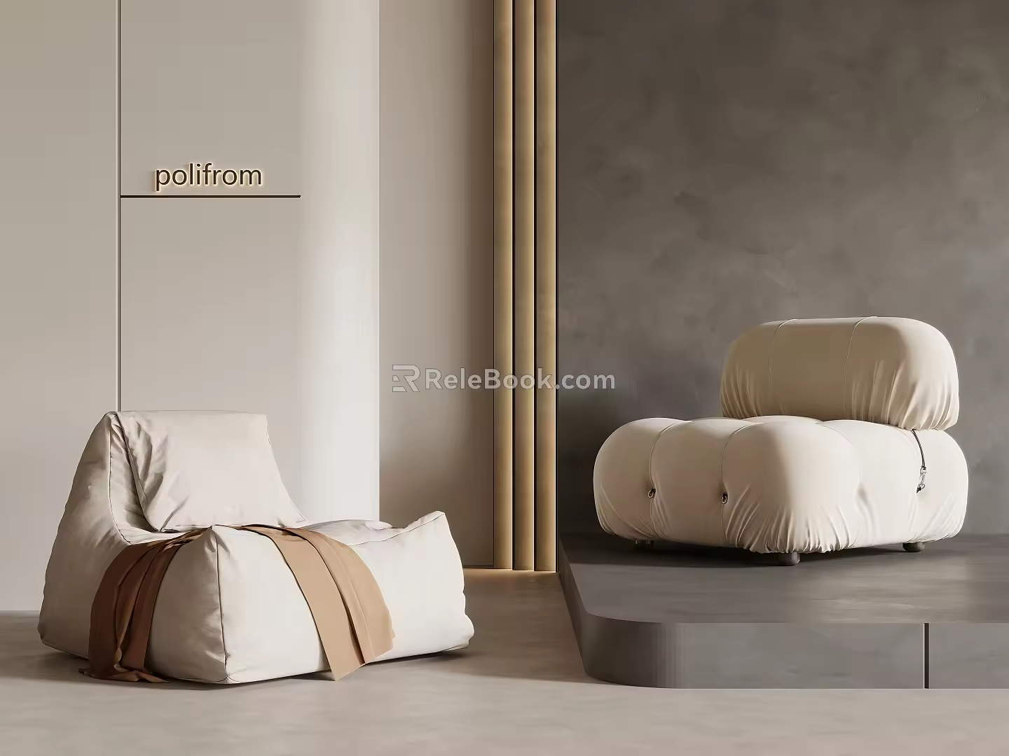 Leisure sofa lazy sofa 3d model