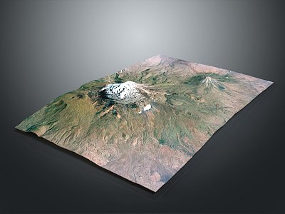 Geography, topography, mountain shape, ridge, ridge, valley, mountain range, canyon, geomorphology, mountain peak, mountain body 3d model