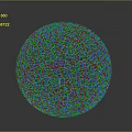 Modern White Mesh Sphere With Intricate Network Pattern On Dark Background
