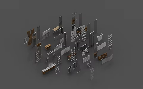 Modern Radiator 3d model