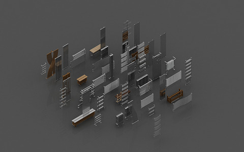 Modern Radiator 3d model