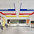 Art classroom 3d model