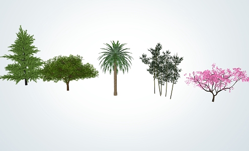 Modern tree modeling tree 3d model