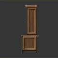 Traditional Wooden Cabinet With Upper Glass Door And Lower Drawers And Cabinets Design