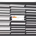 Collection of Sleek Metallic Decorative Lines in Various Sizes and Shapes for Design Projects
