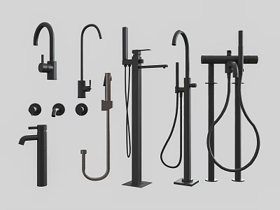 Faucet combination 3d model