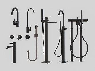 Faucet combination 3d model